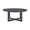 Armen Living Argiope 3 Piece Patio Outdoor Swivel Seating Set in Dark Gray Aluminum with Gray Cushions 840254332638 - alternate 9